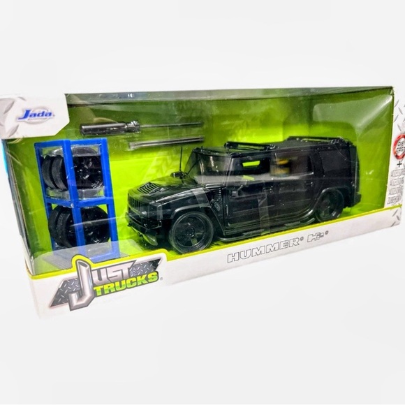 2003 Hummer H2 - Jada Just Trucks 1:24 Diecast - Black LE Collectible - Picture 12 of 12